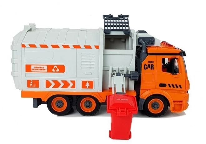 Camion poubelle bricolage avec tri des déchets