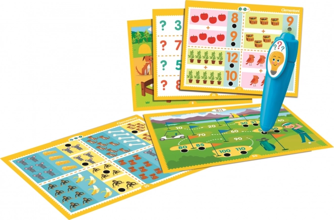 CLEMENTONI Jeu éducatif : Mon stylo interactif 500 quiz - Nombres
