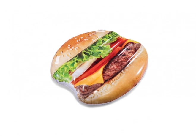Matelas gonflable en forme de hamburger