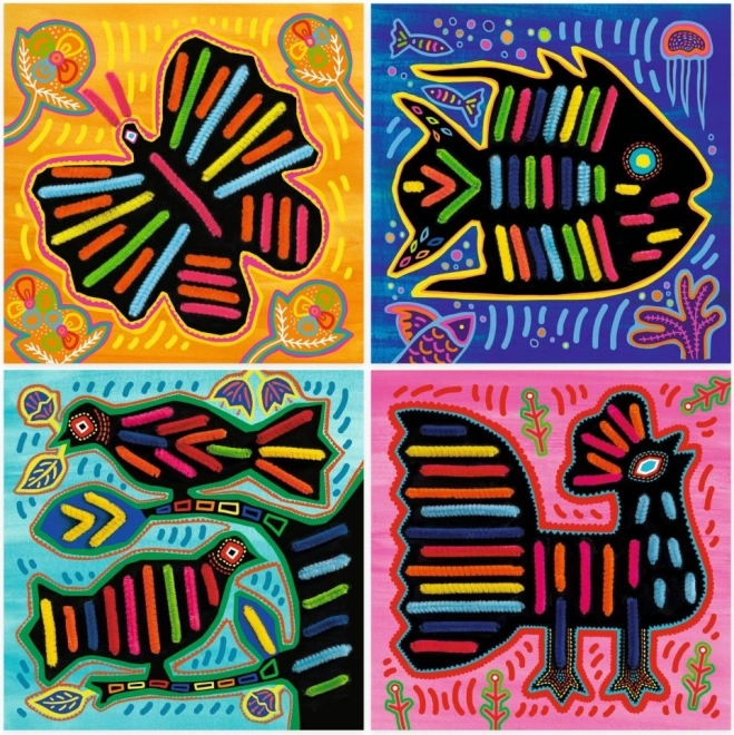 DJECO Ensemble créatif Chenilles colorées