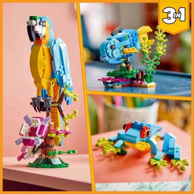 LEGO Creator 3 en 1 31136 Perroquet exotique