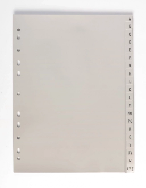 Diviseur A4 A-Z Gris