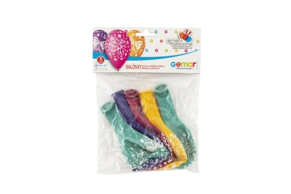 Ballons gonflables papillonnants - 5 pièces