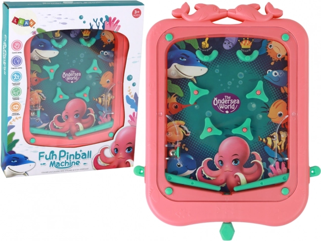 Jeu d’arcade Mini Flipper avec bille Rose