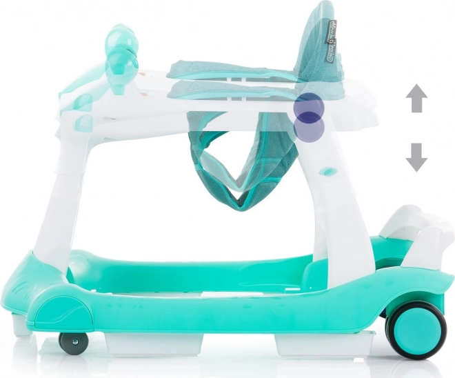 CHIPOLINO Trotteur interactif Super Star 2-en-1 Menthe