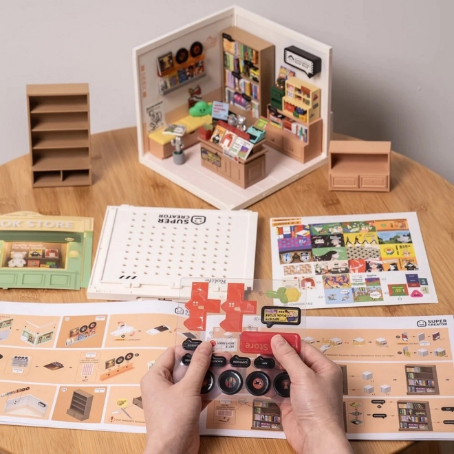 RoboTime miniature maisonnette Librairie fascinante