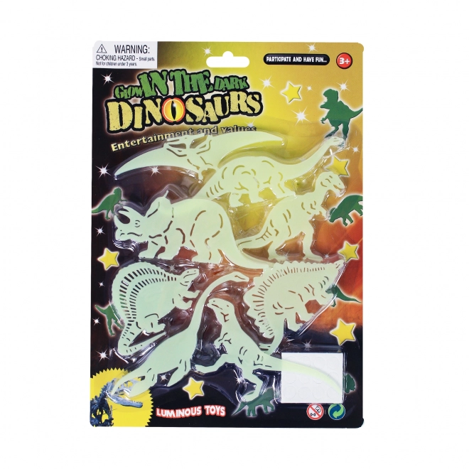 Formes de dinosaures - brillent dans le noir