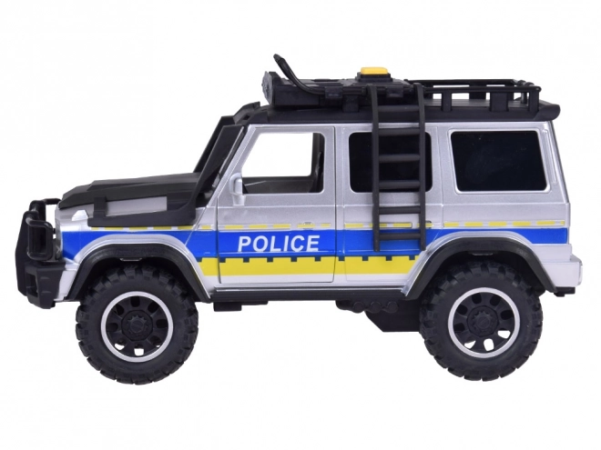 Voiture de police tout-terrain avec lumières et sons