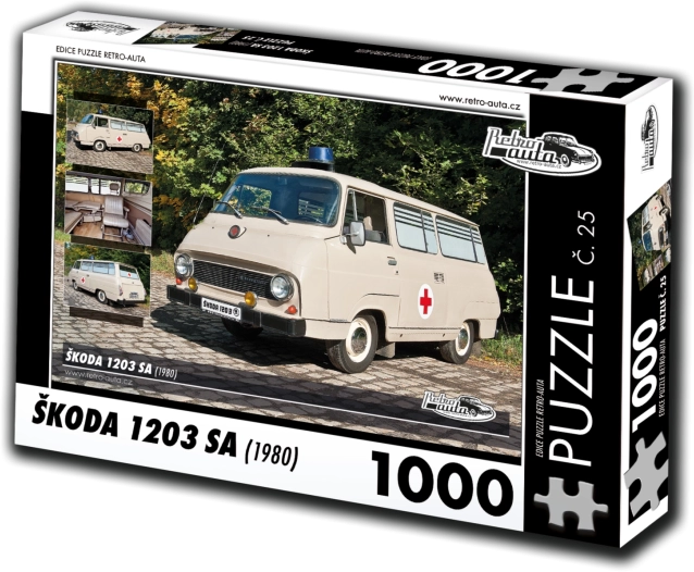 Puzzle Retro-Auto Škoda 1203 SA 1000 pièces