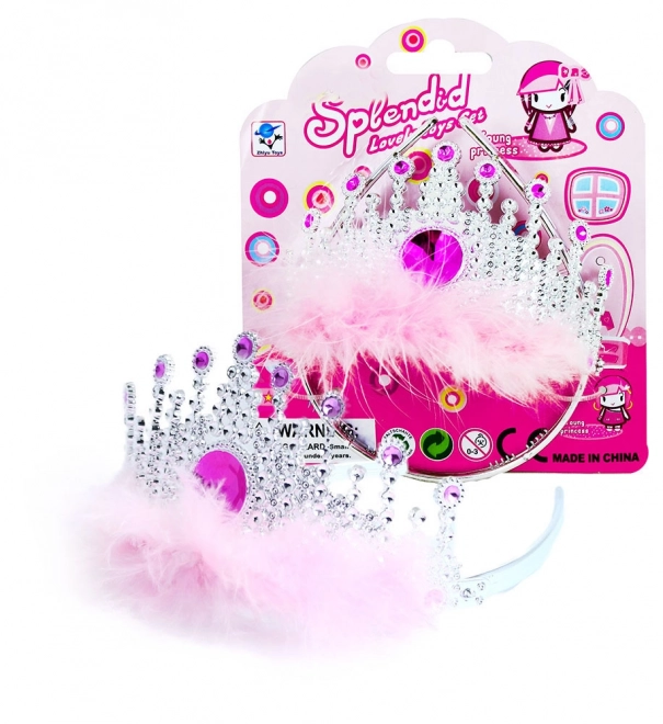 Couronne avec plume pour princesse