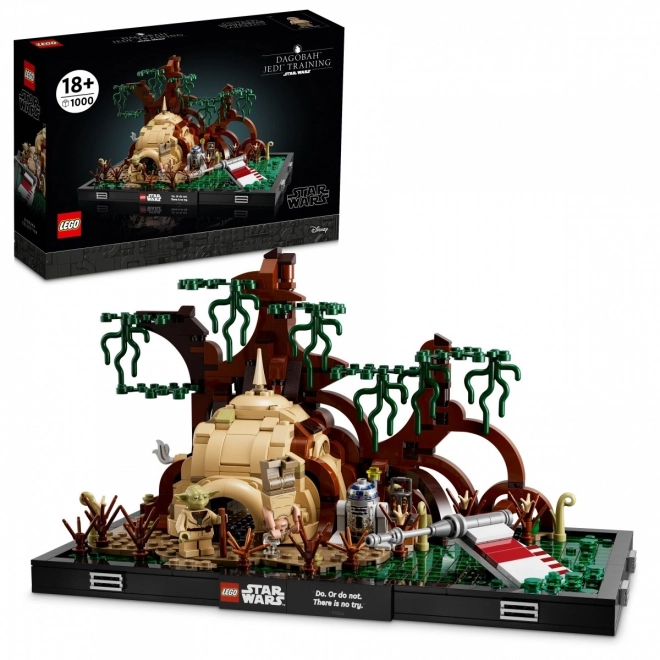 Entraînement Jedi sur la planète Dagobah – Diorama LEGO Star Wars