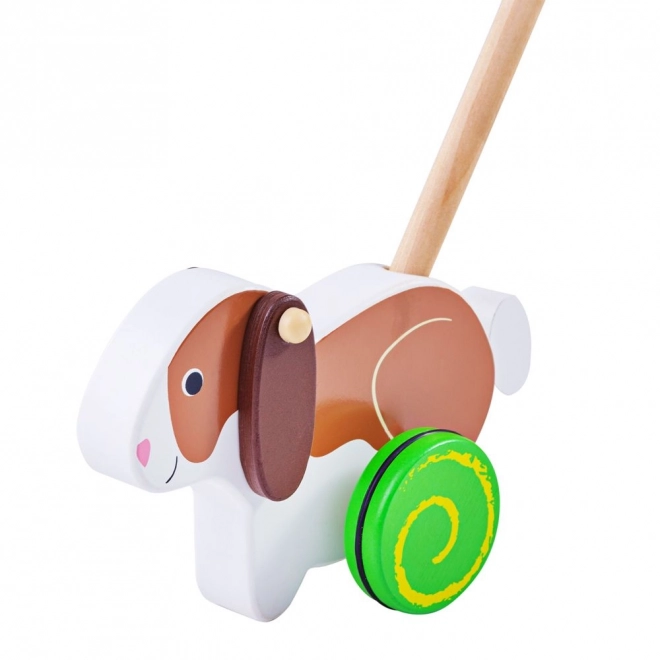 Lapin en bois à chevaucher Bigjigs Baby