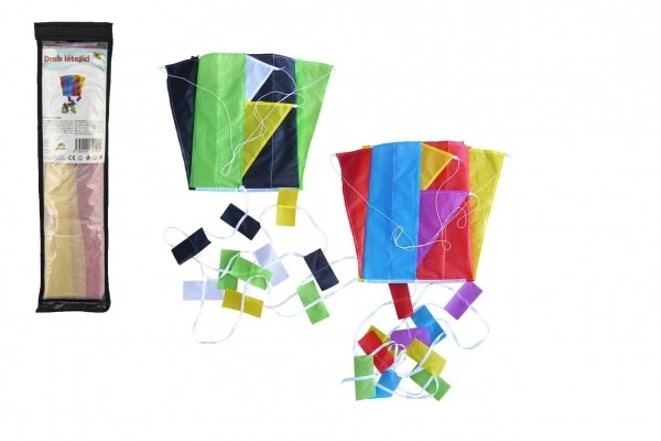 Cerf-volant coloré en nylon 60x45 cm
