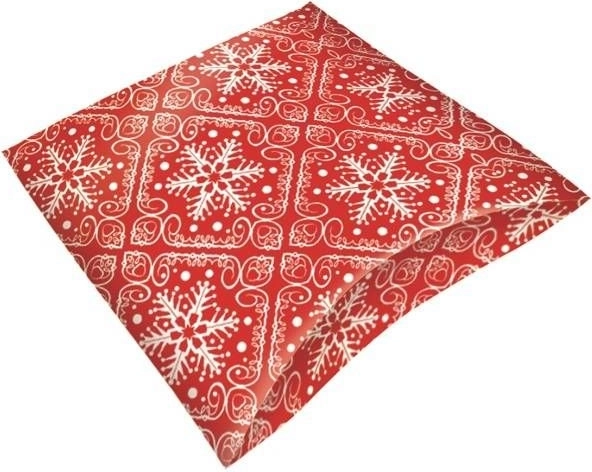 Boîte cadeau pliable, rouge, 16 × 12 × 3,5 cm