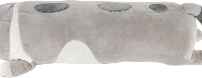 Jouet en peluche chat allongé