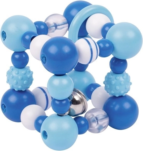 Hochet cube bleu HEIMESS