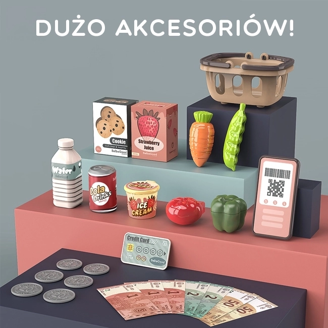 Caisse enregistreuse pour enfants avec accessoires Woopie