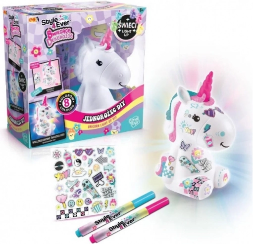 Décoration lumineuse - kit DIY Licorne