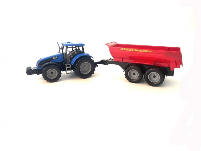 Tracteur avec remorque à propulsion inertielle