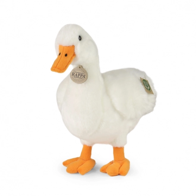 Canard en peluche blanc 33 cm Écologique