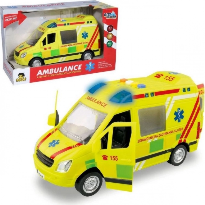 Ambulance à batterie avec voix tchèque