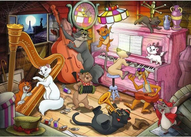 Puzzle Ravensburger Disney Les Aristochats 1000 pièces