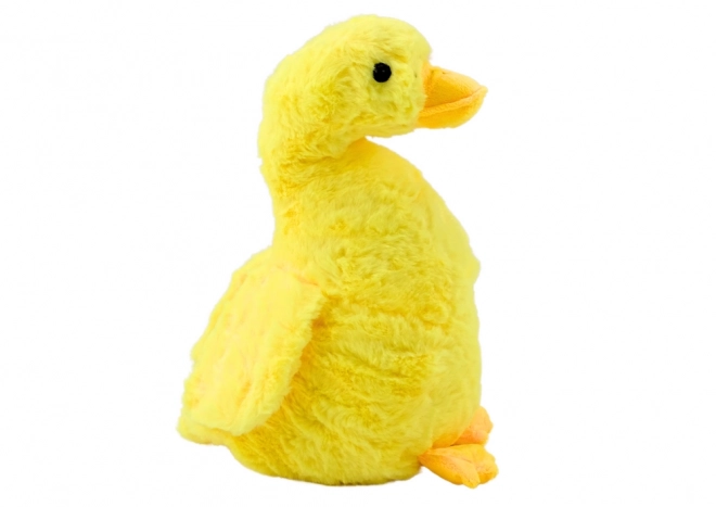 Canard en peluche jaune câlin 30 cm