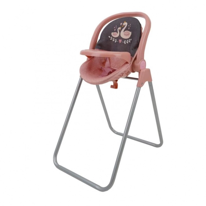Ensemble 3en1, chaise haute, balançoire, siège auto - Cygne