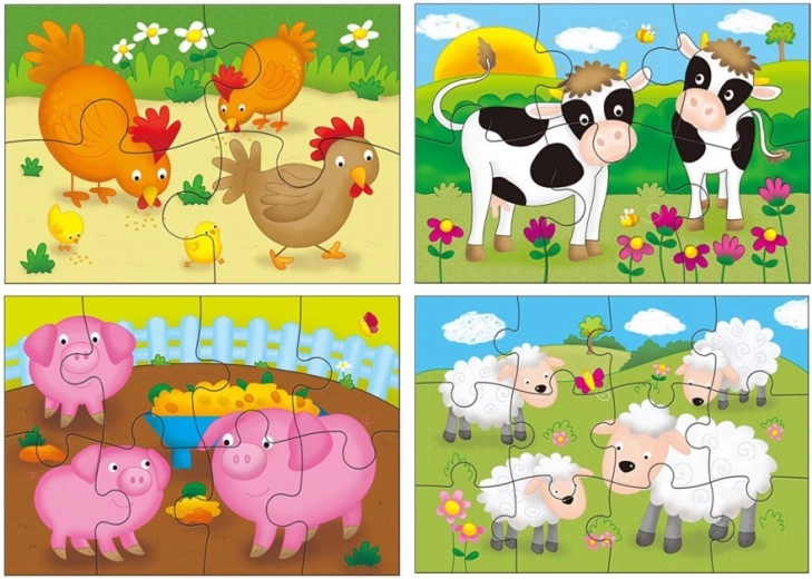 Adorables animaux de la ferme
