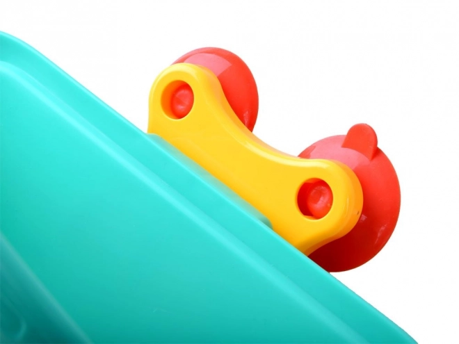 Organisateur de bain avec jouets colorés