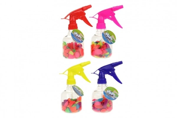 Pompe pour bombes à eau + bombes 50 pcs plastique 17 cm 4 couleurs