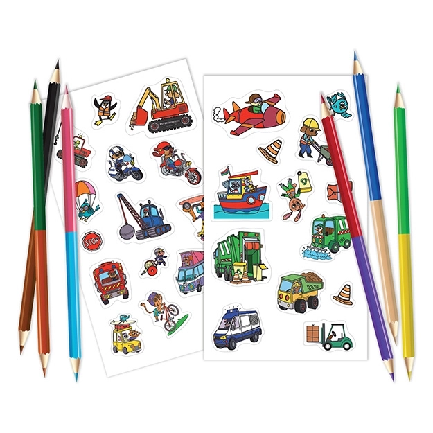 Mon Livre de Coloriage pour Voyage Transport