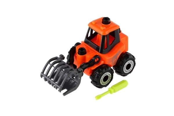 Jeu de construction auto en plastique avec roue libre