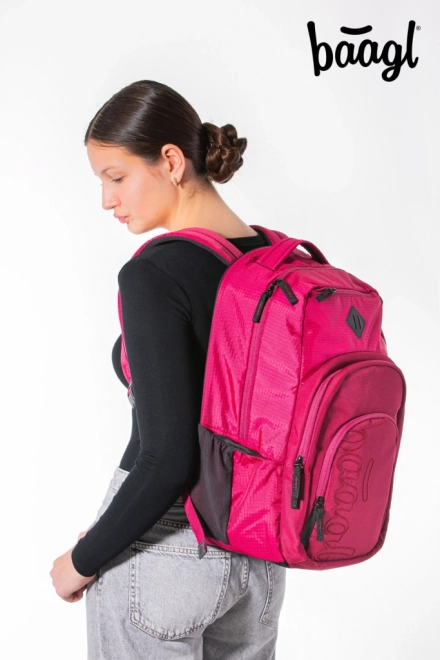 BAAGL 3 SET Coolmate Ruby: sac à dos, trousse, sac