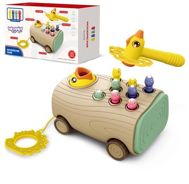 Jouet en bois WOOPIE pour enfants - marteau et jeu magnétique