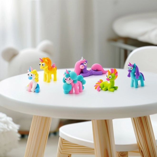 Pâte Hey Clay Licornes Pack de 3, Pluvieux