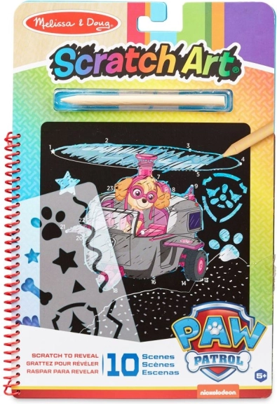 Paw Patrol set à gratter Skye