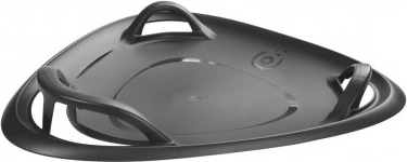 Assiette de neige Meteor en plastique anthracite 60 cm