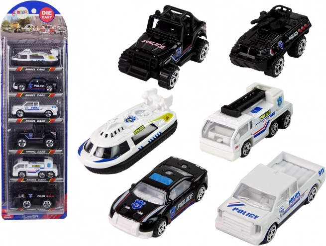 Set de véhicules de police 1:64