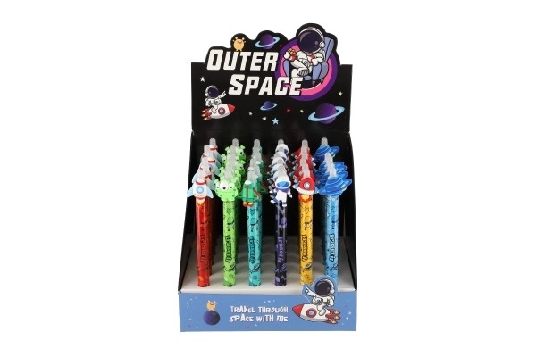 Stylo/bille effaçable véhicule 0,5 plastique bleu 6 couleurs