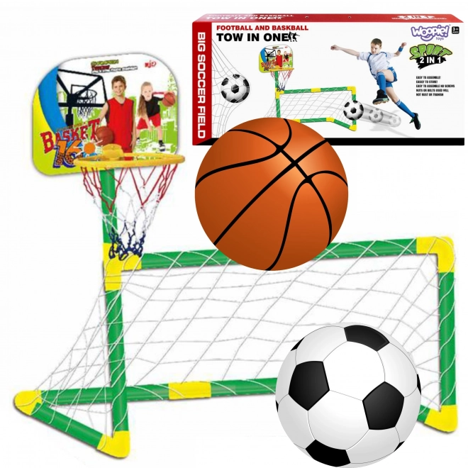 Ensemble sportif 2en1 Basket et Football pour enfants Woopie
