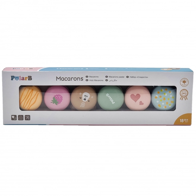 Macarons en bois