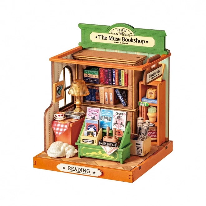 RoboTime Miniature maison de livres Librairie