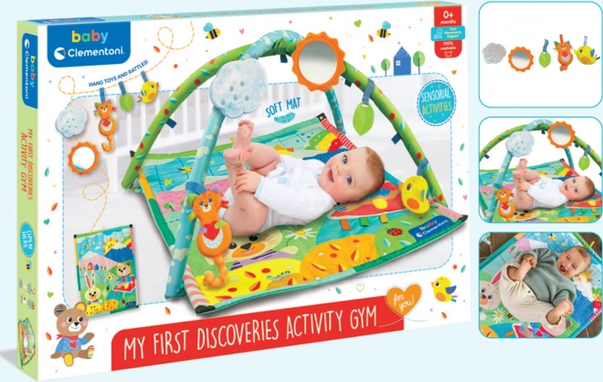 CLEMENTONI BABY Pour Vous Tapis avec arche Mes premières découvertes