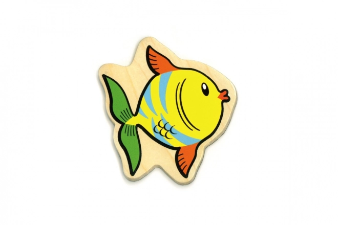 Aimants en bois pour enfants Animaux - ensemble de 20 pcs