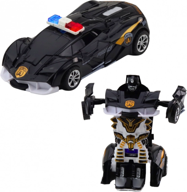 Auto robot 2en1 voiture de sport de police
