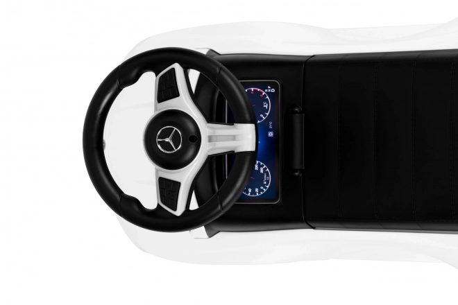 Voiture pour enfants Mercedes C CLASS volant interactif blanc