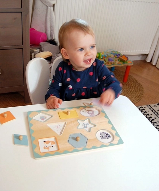 Puzzle avec poignées de formes
