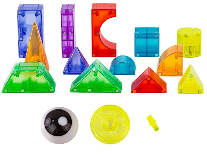 Blocs magnétiques 3D Blocs magnétiques lumineux 64 pièces ZA5240