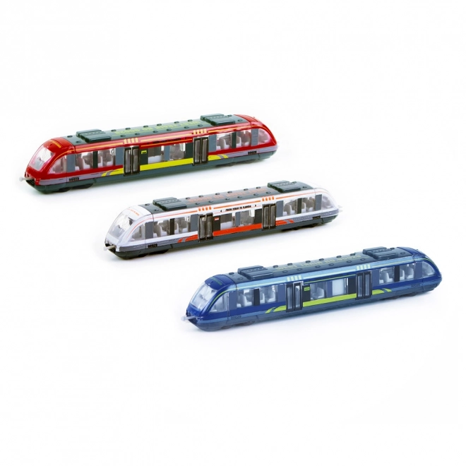 Train moderne métal/plastique 3 types
